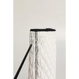 White Lambskin Leather Mid Calf Boots Shoes