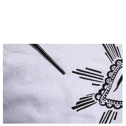 White Sacred Heart Hooded Sweatshirt Sweater