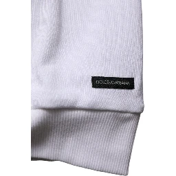 White Sacred Heart Hooded Sweatshirt Sweater