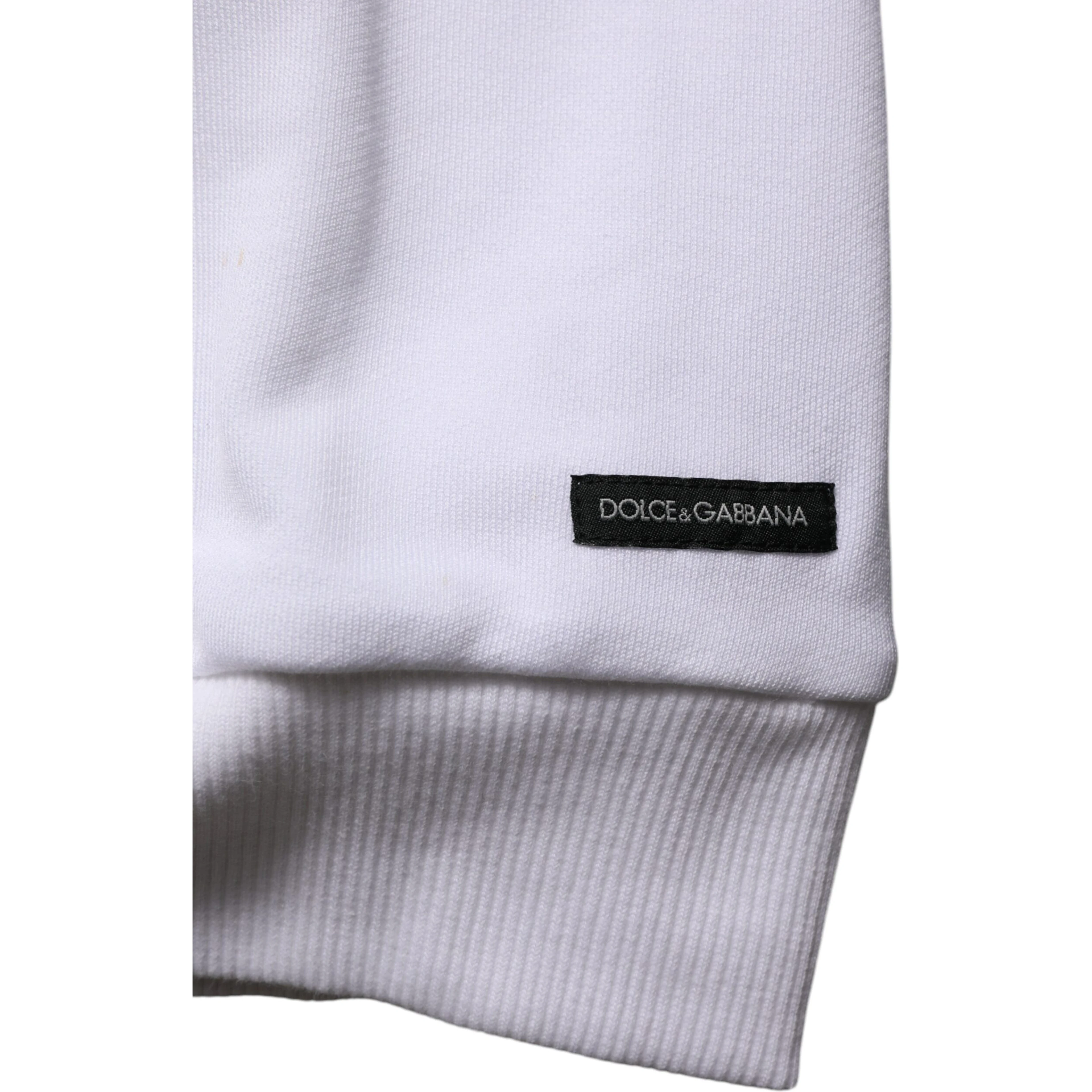 White Sacred Heart Hooded Sweatshirt Sweater