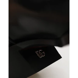 Black Logo Plaque Over The Calf Boots Shoes