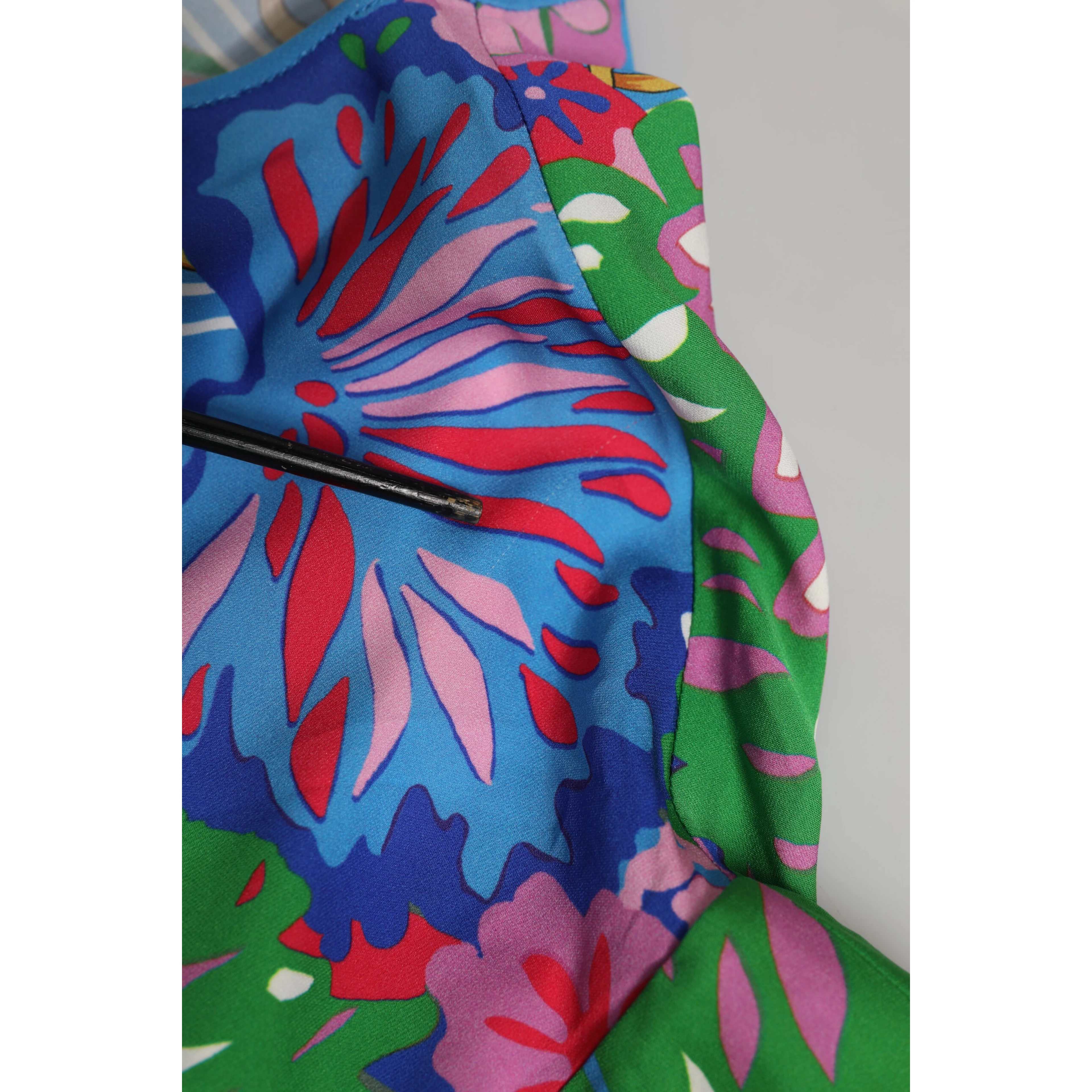 Multicolor Floral Printed Tunic Blouse Top