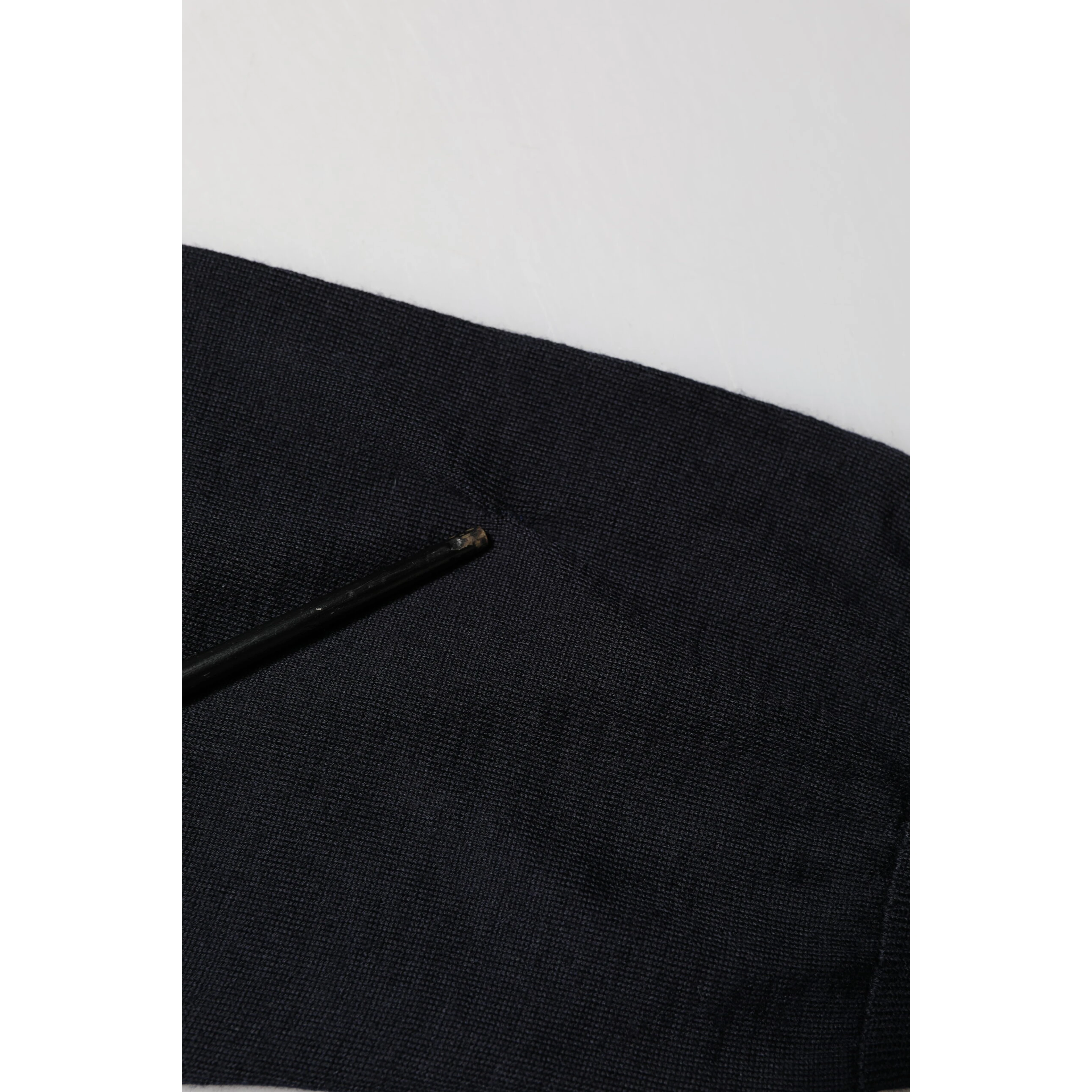 Black Cashmere Knit V-Neck Pullover Sweater