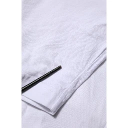 White Graphic Print Cotton Crew Neck T-shirt
