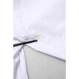 White Logo Plaque Collared Formal Dress  Shirt