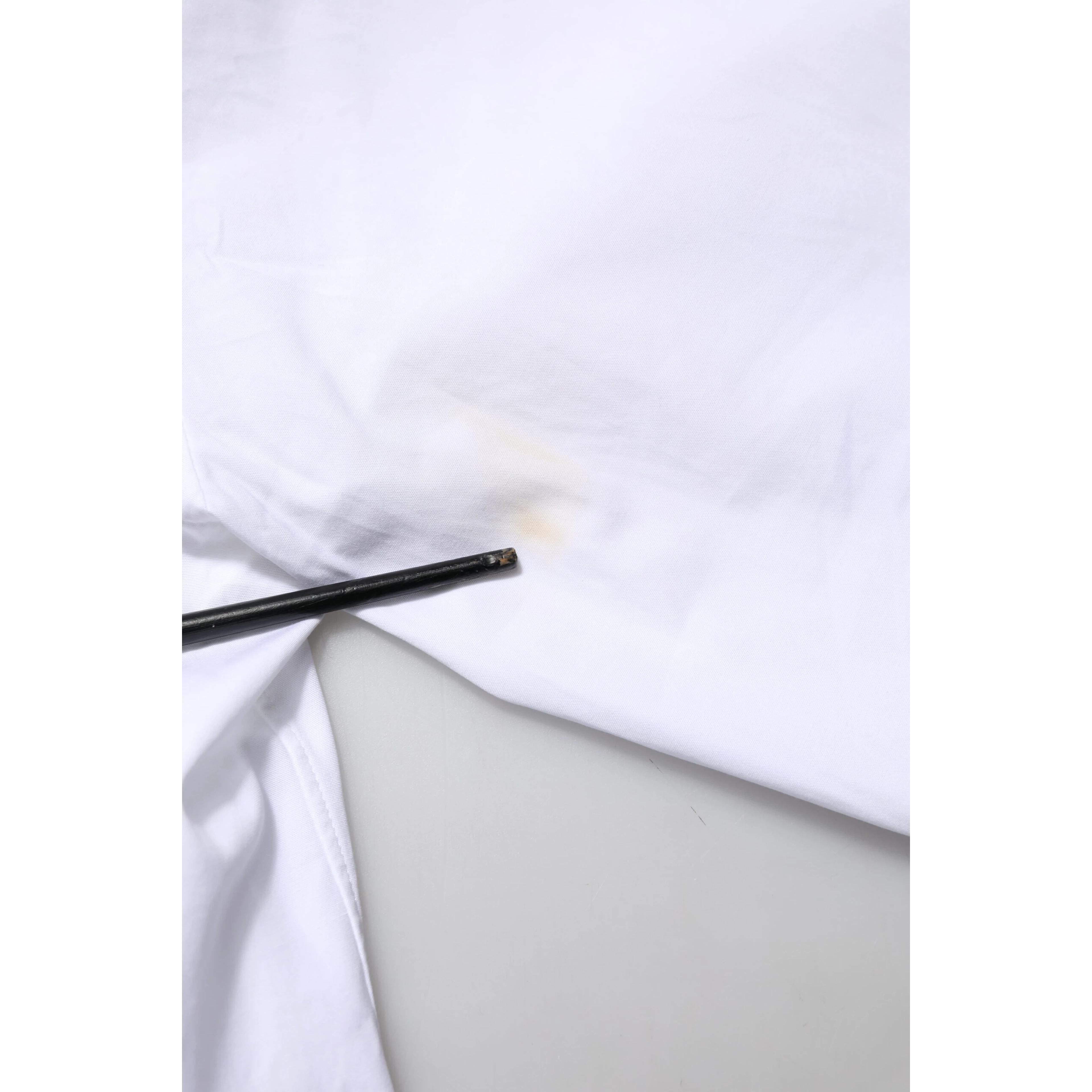 White Logo Plaque Collared Formal Dress  Shirt