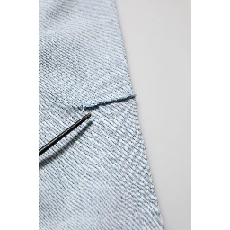 Light Blue Distressed Slim Fit Ripped Denim Jeans