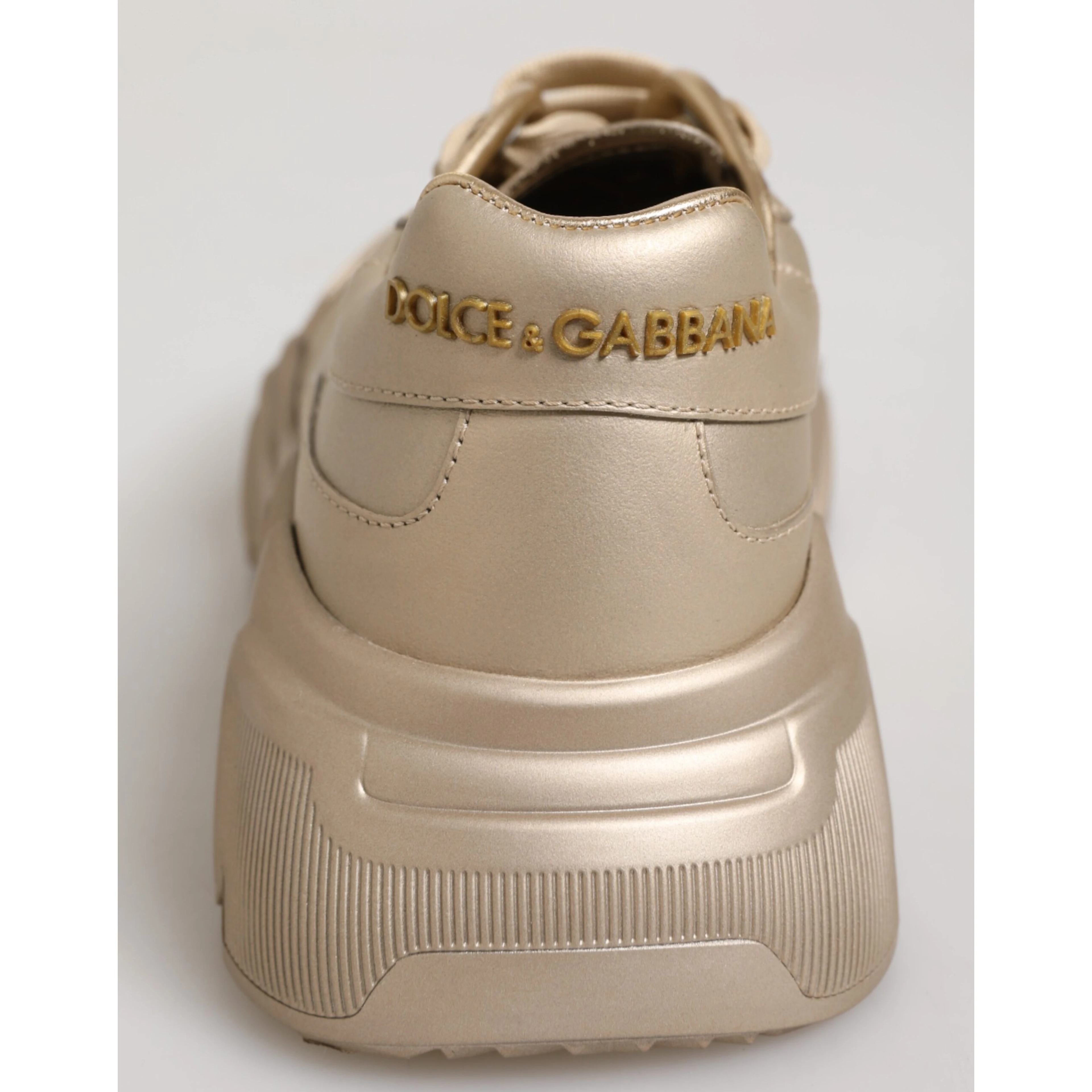 Gold Leather Daymaster Women Sneaker Shoes