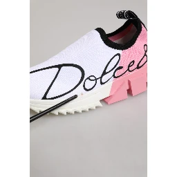 White Pink Low Top Sorrento Sneakers Shoes