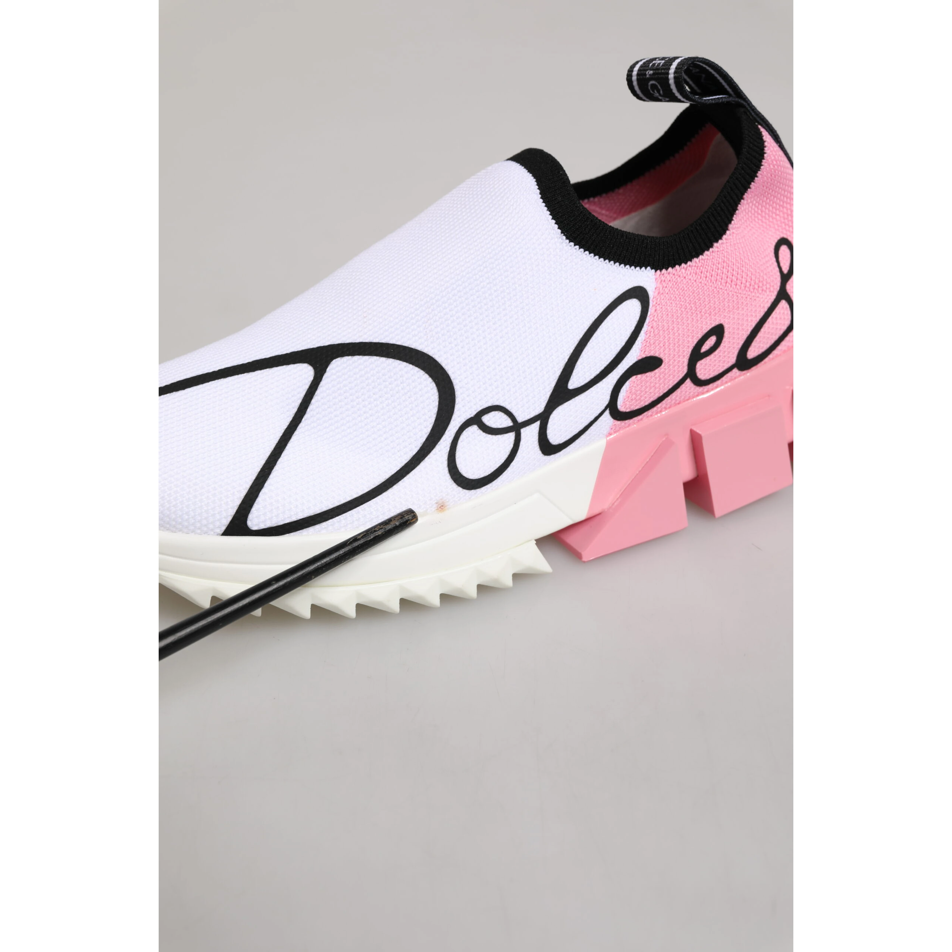 White Pink Low Top Sorrento Sneakers Shoes