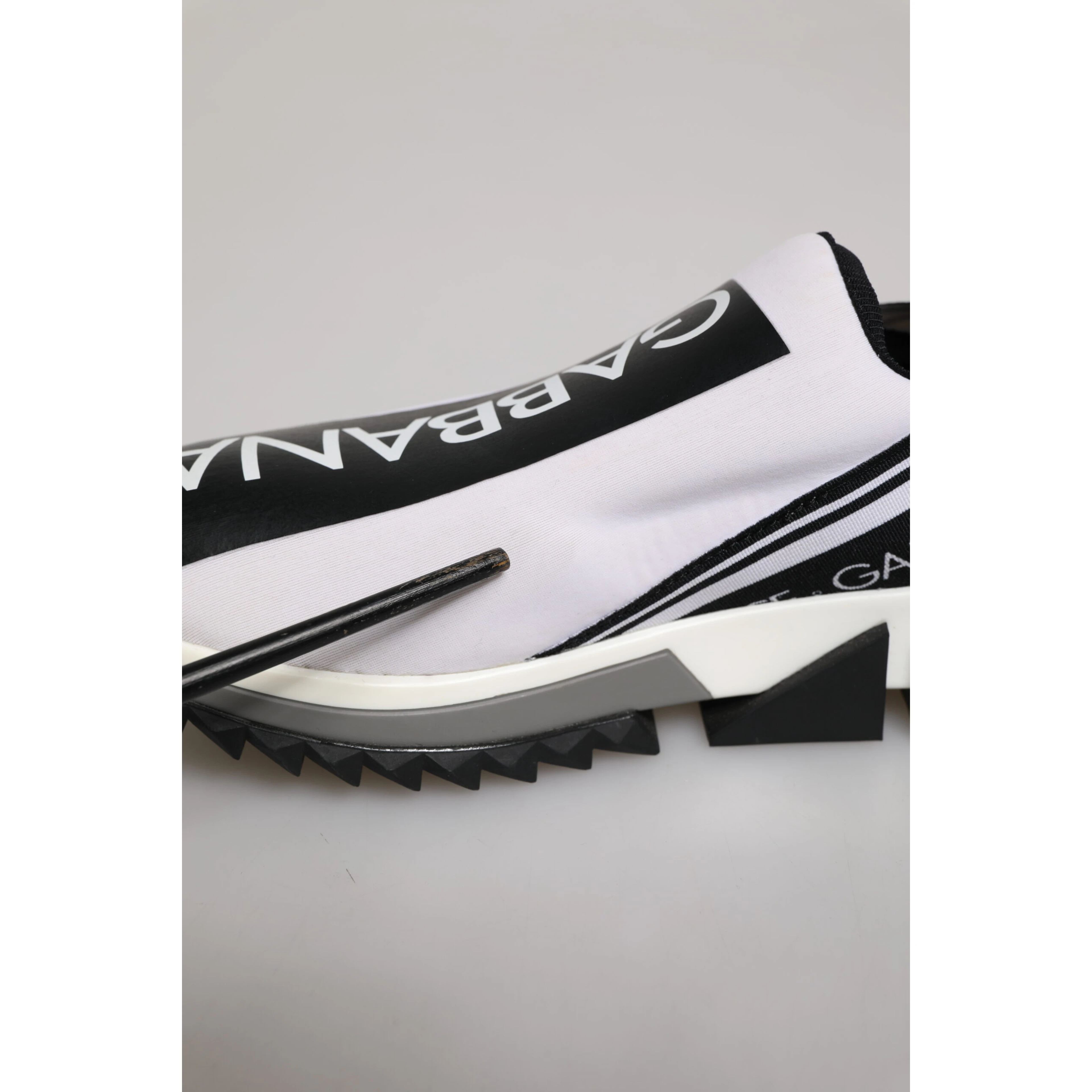 Black White Slip On Sorrento Sneakers Shoes