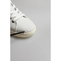 White Silver Sacred Heart Men Sneakers Shoes