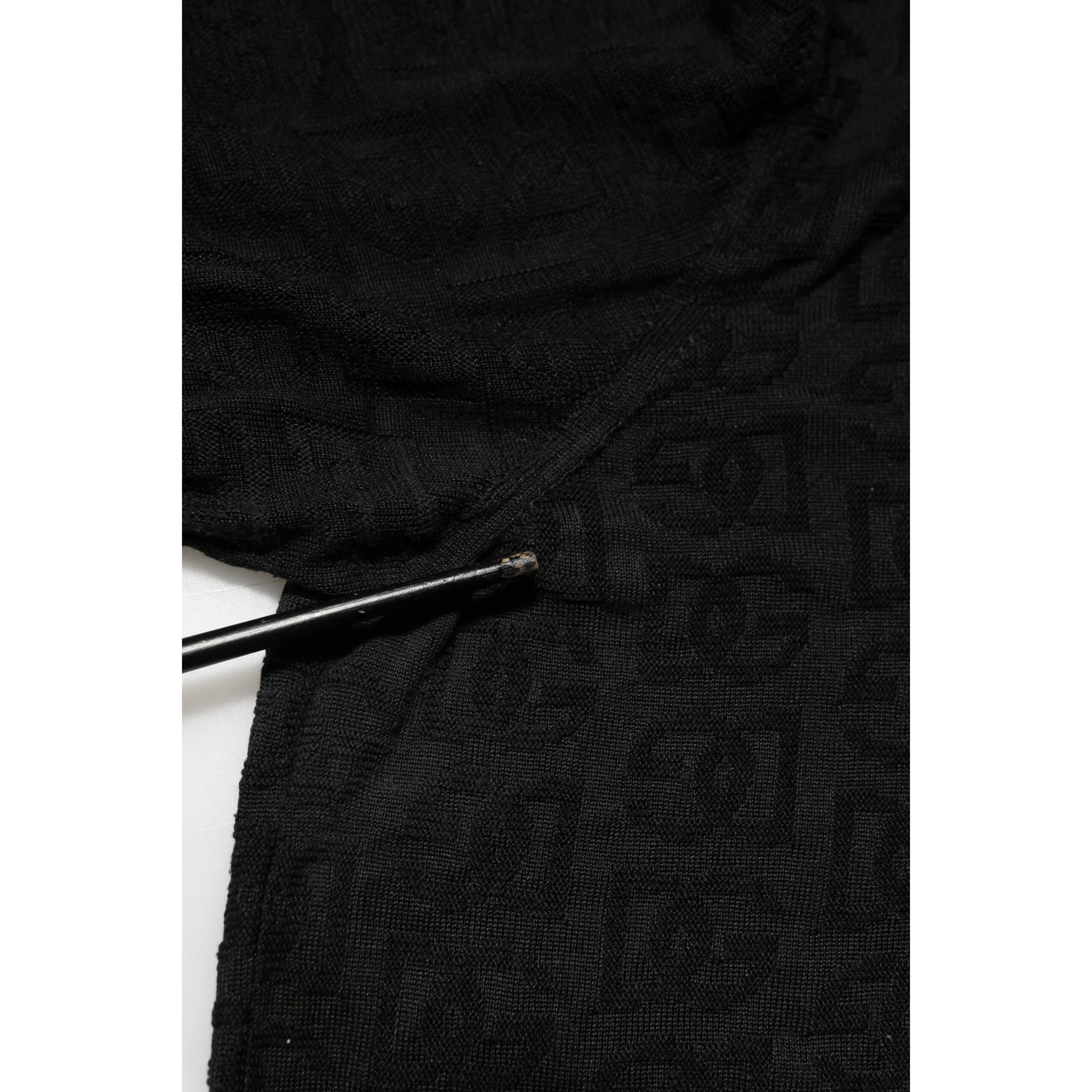 Black Silk Jacquard DG Polo Shirt T-shirt