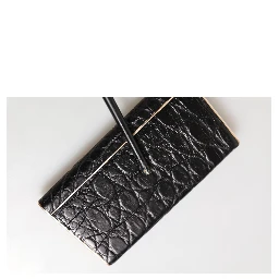 Black Leather Exotic 3000mAh Power Bank Charger USB