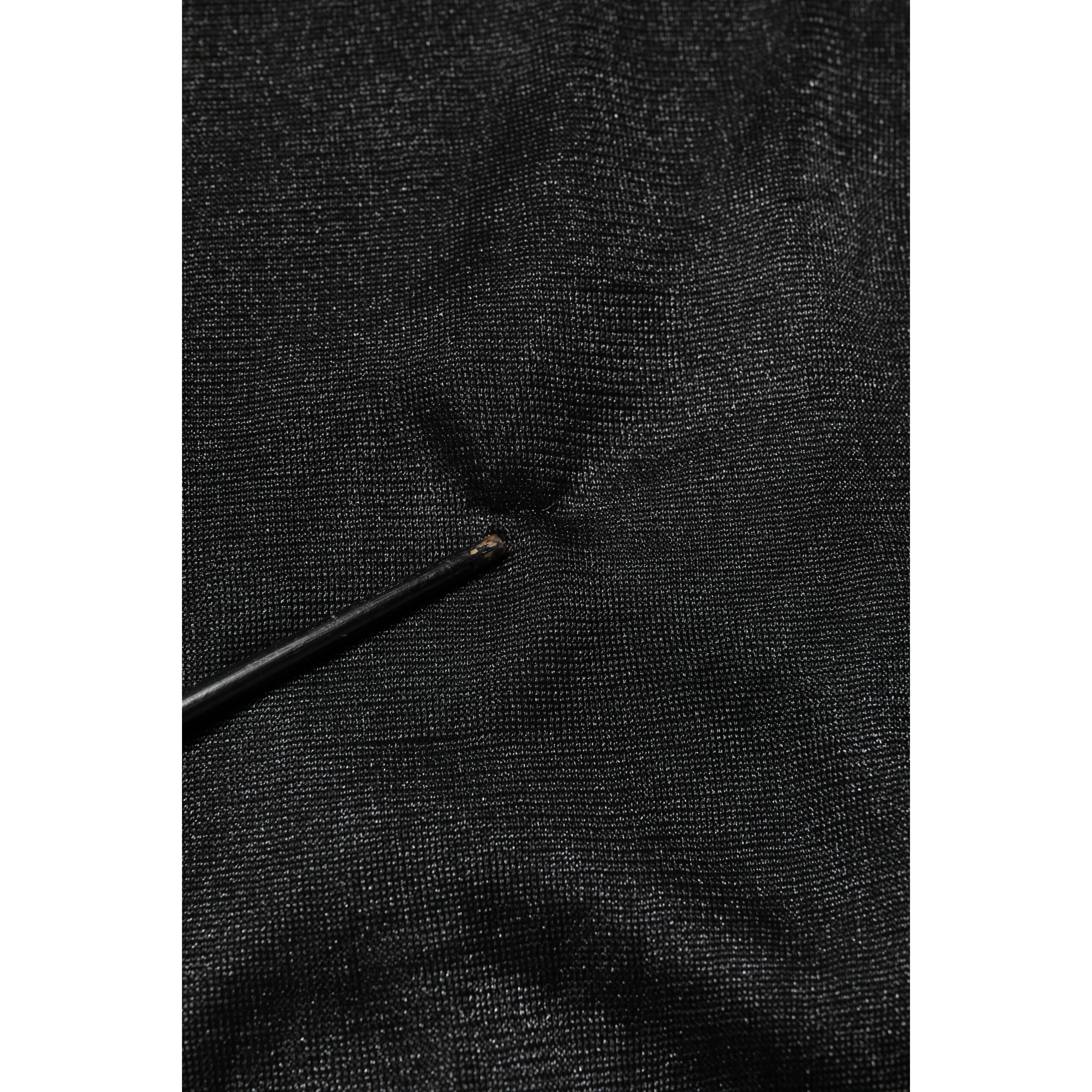 Black Polyester Pullover Sweatshirt Sweater