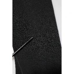 Black Acetate HighWaist Tapered Trouser Pants