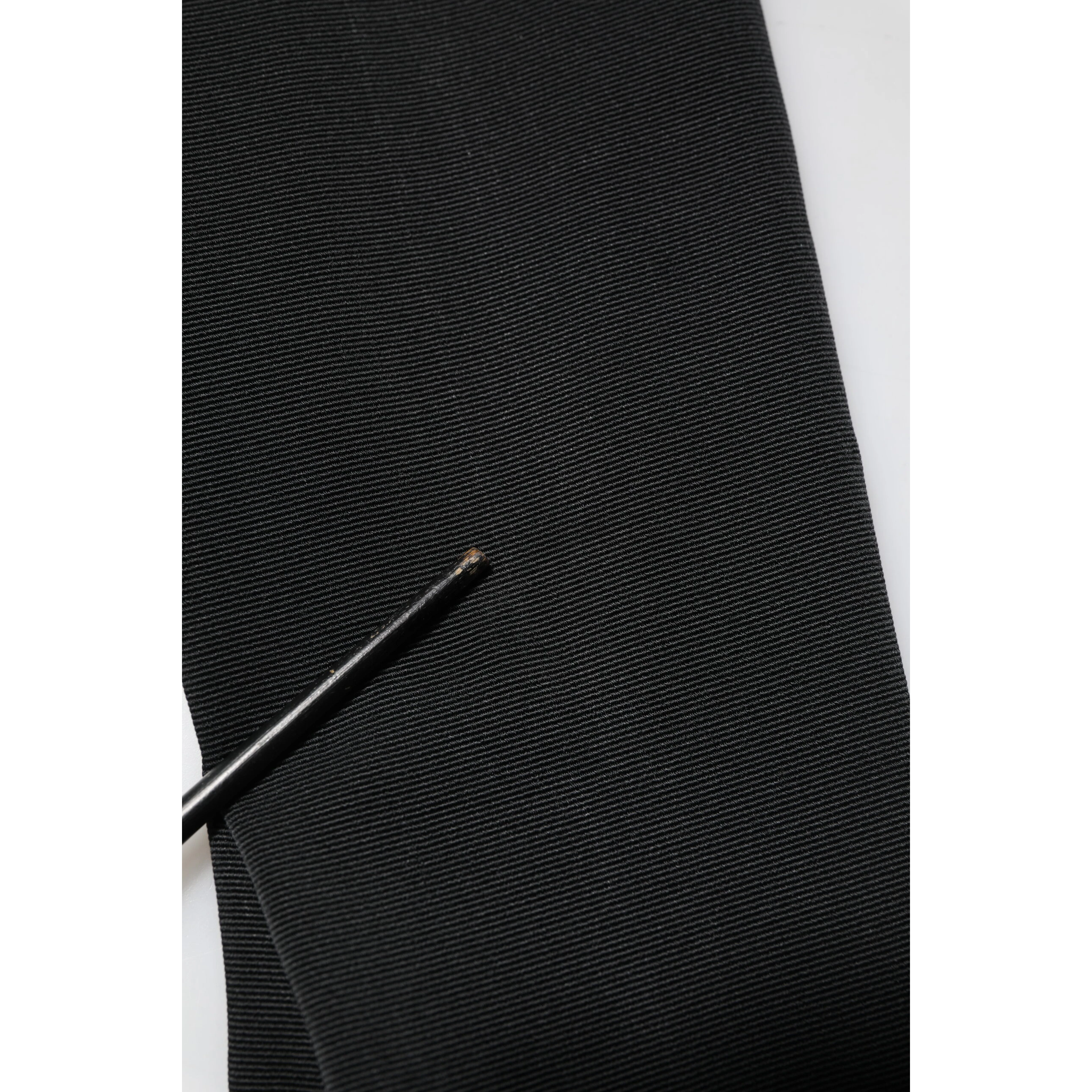 Black Acetate HighWaist Tapered Trouser Pants