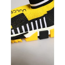 Yellow Black Sorrento Socks Sneakers Shoes