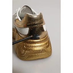 White Gold Daymaster Low Top Sneakers Shoes