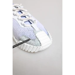 Purple White NS1 Lace Up Low Top Sneakers Shoes