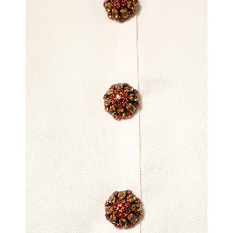 Multicolor Crystal Embellished A-line Mini Dress