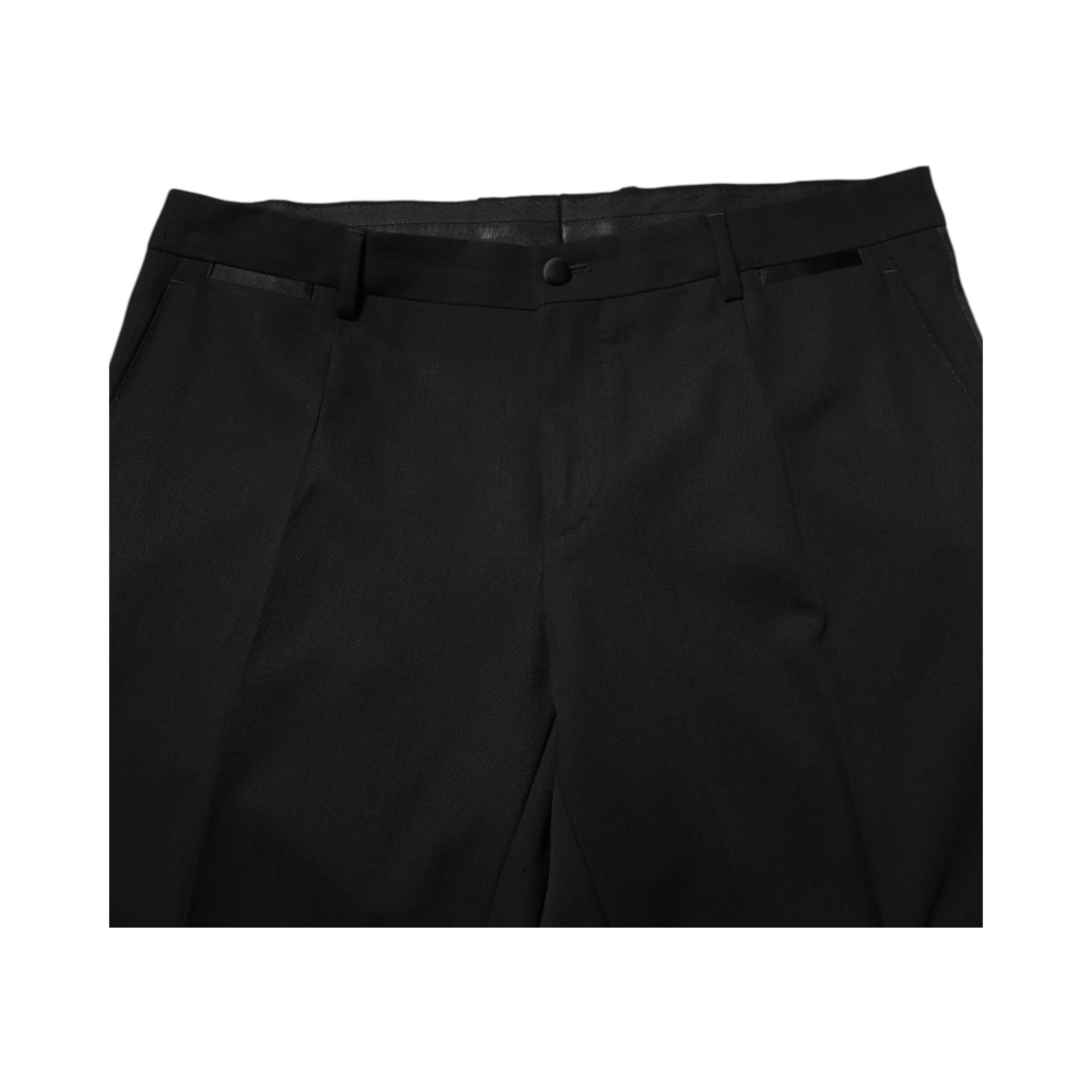 Black Wool 3 Piece Single Breasted Suit