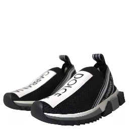 Black White Slip On Sorrento Sneakers Shoes