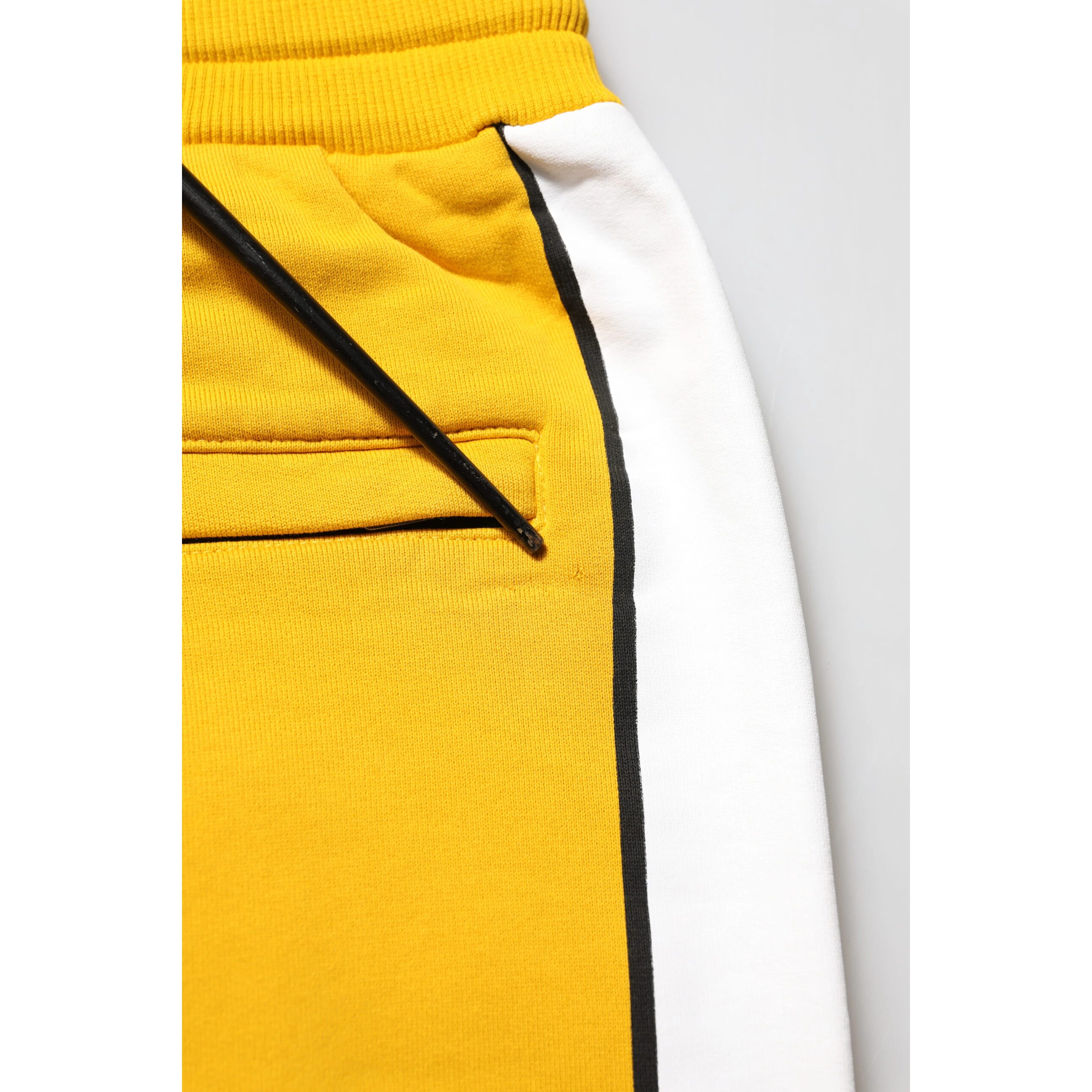 Yellow Cotton Logo Jogger Sweatpants Pants