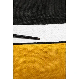 Yellow Print Cotton Drawstring Jogger Pants