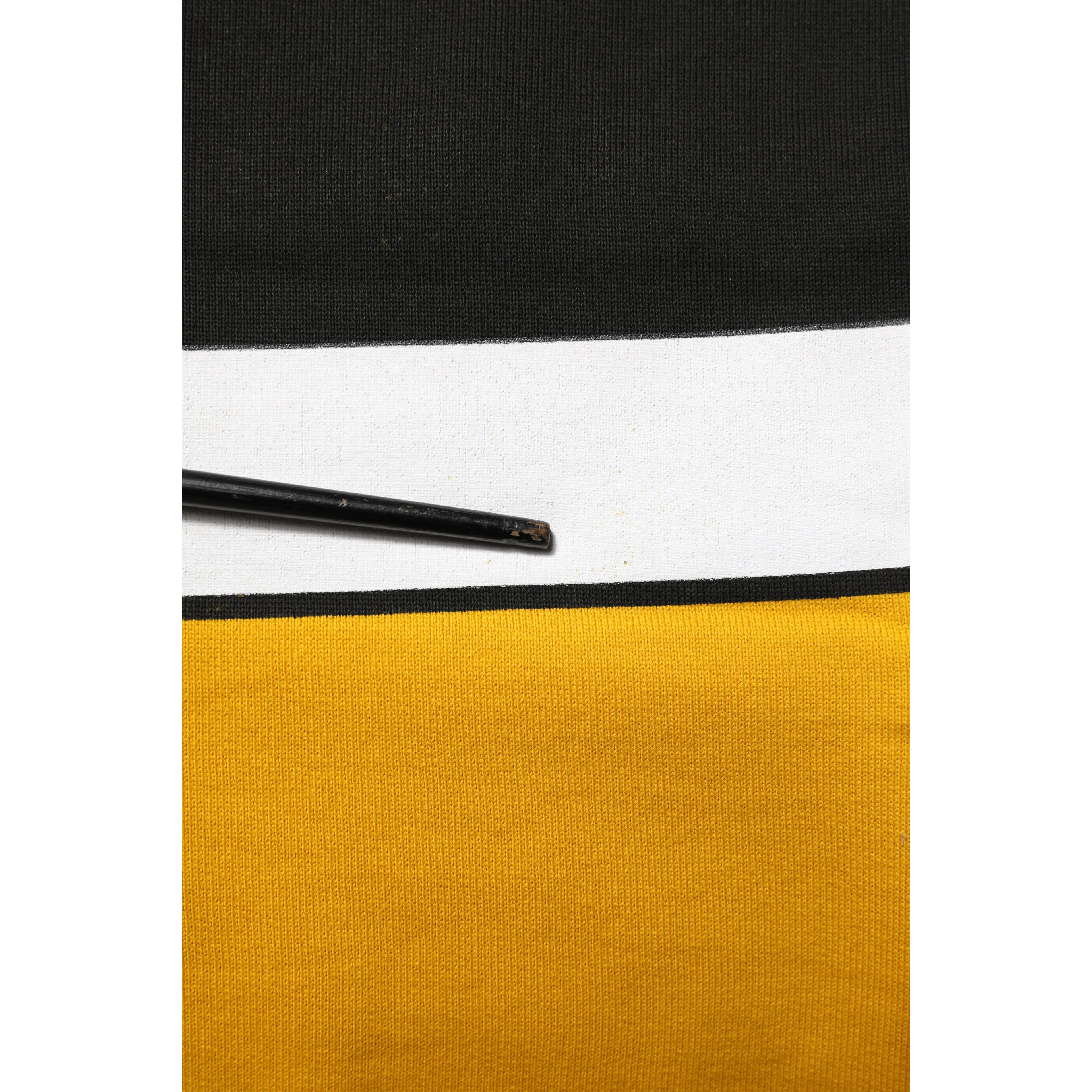 Yellow Print Cotton Drawstring Jogger Pants