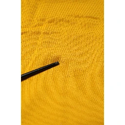 Yellow Cotton Drawstring Jogger Pants