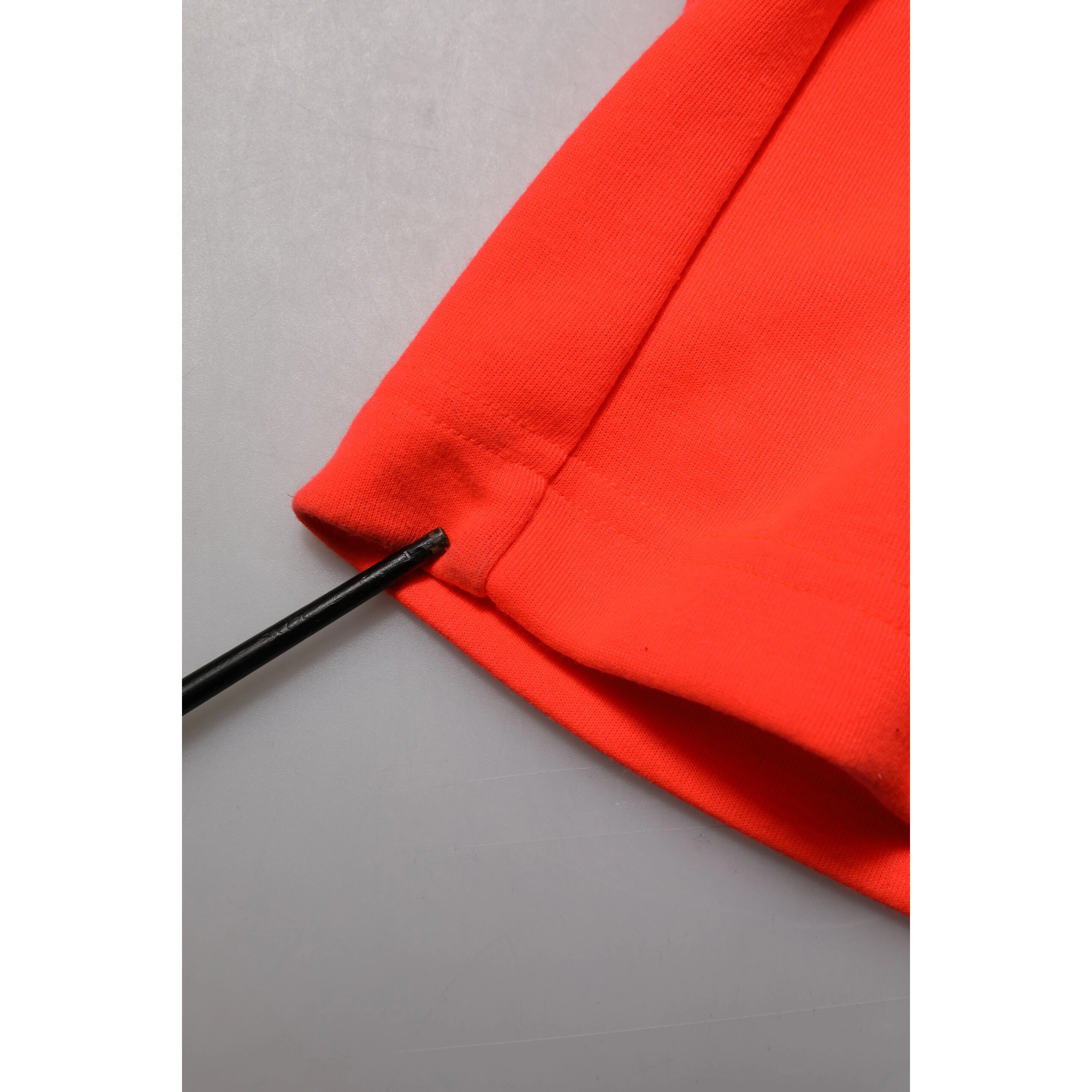 Orange Polyester Jogger Men Sweatpants Pants