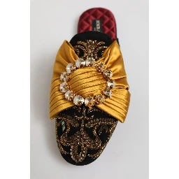 Multicolor Embellished Flat Sandals Shoes