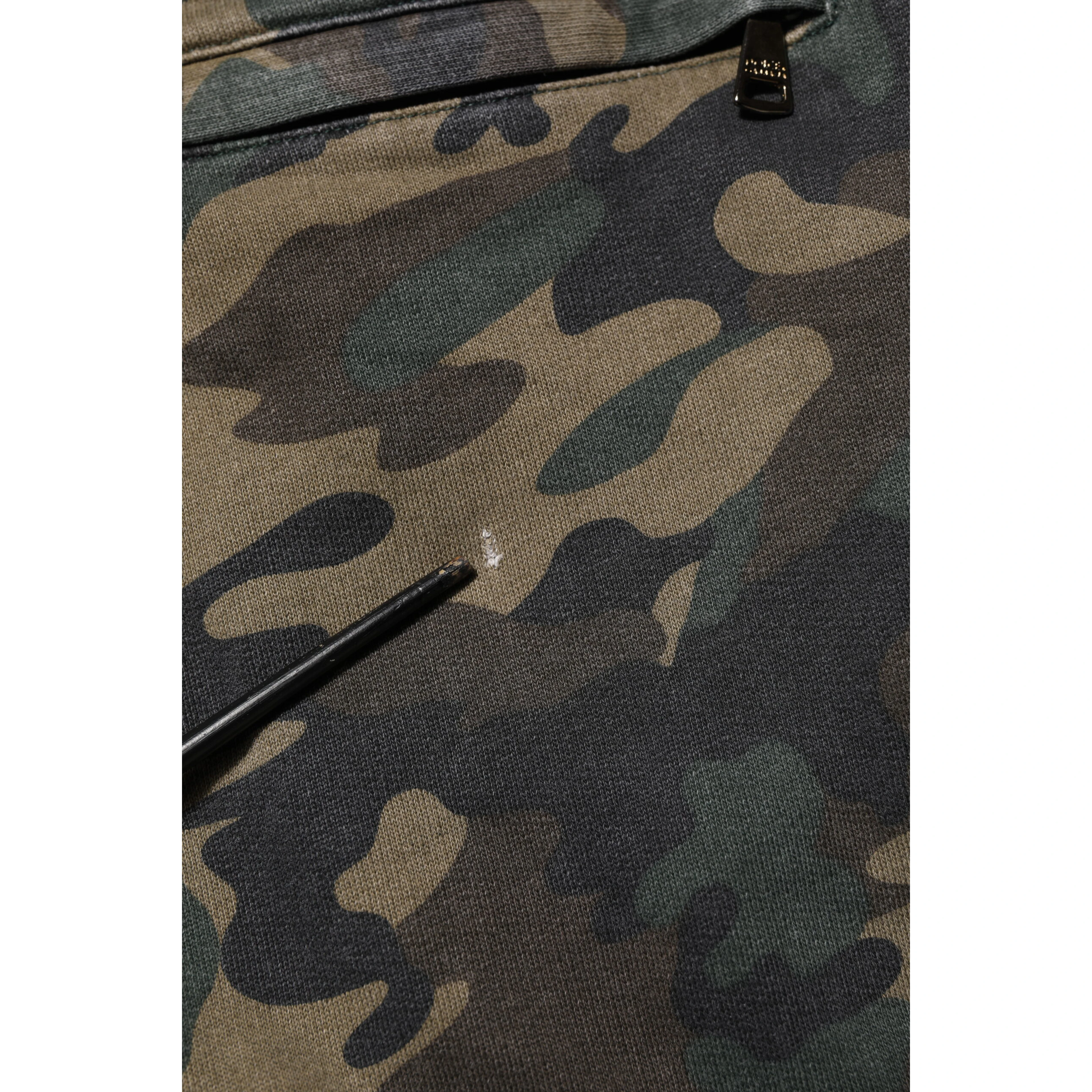 Brown Camouflage Cotton Men Jogger Pants
