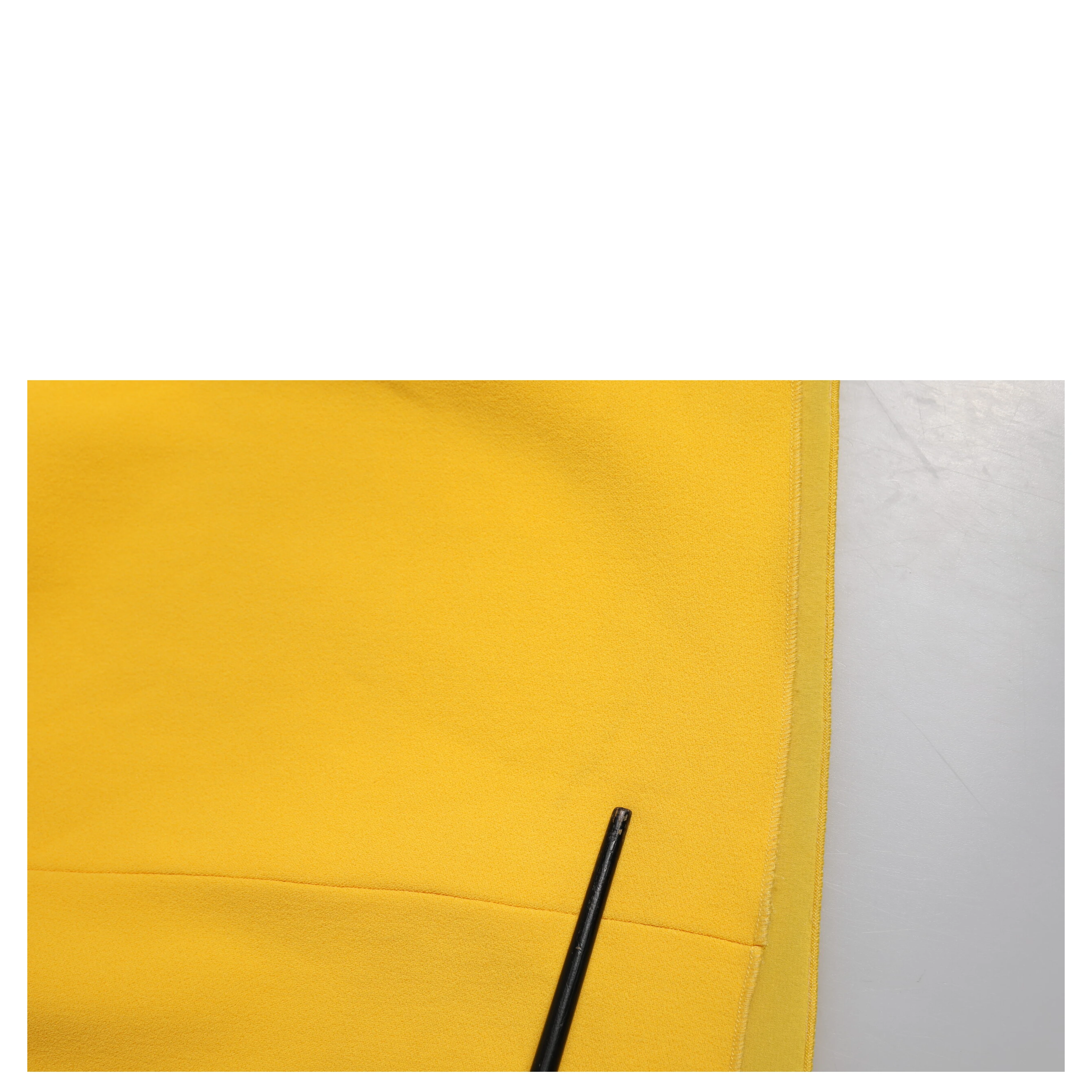 Yellow One Shoulder Side Slit Sheath Dress