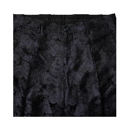 Black Jacquard 3 Piece Single Breasted Suit