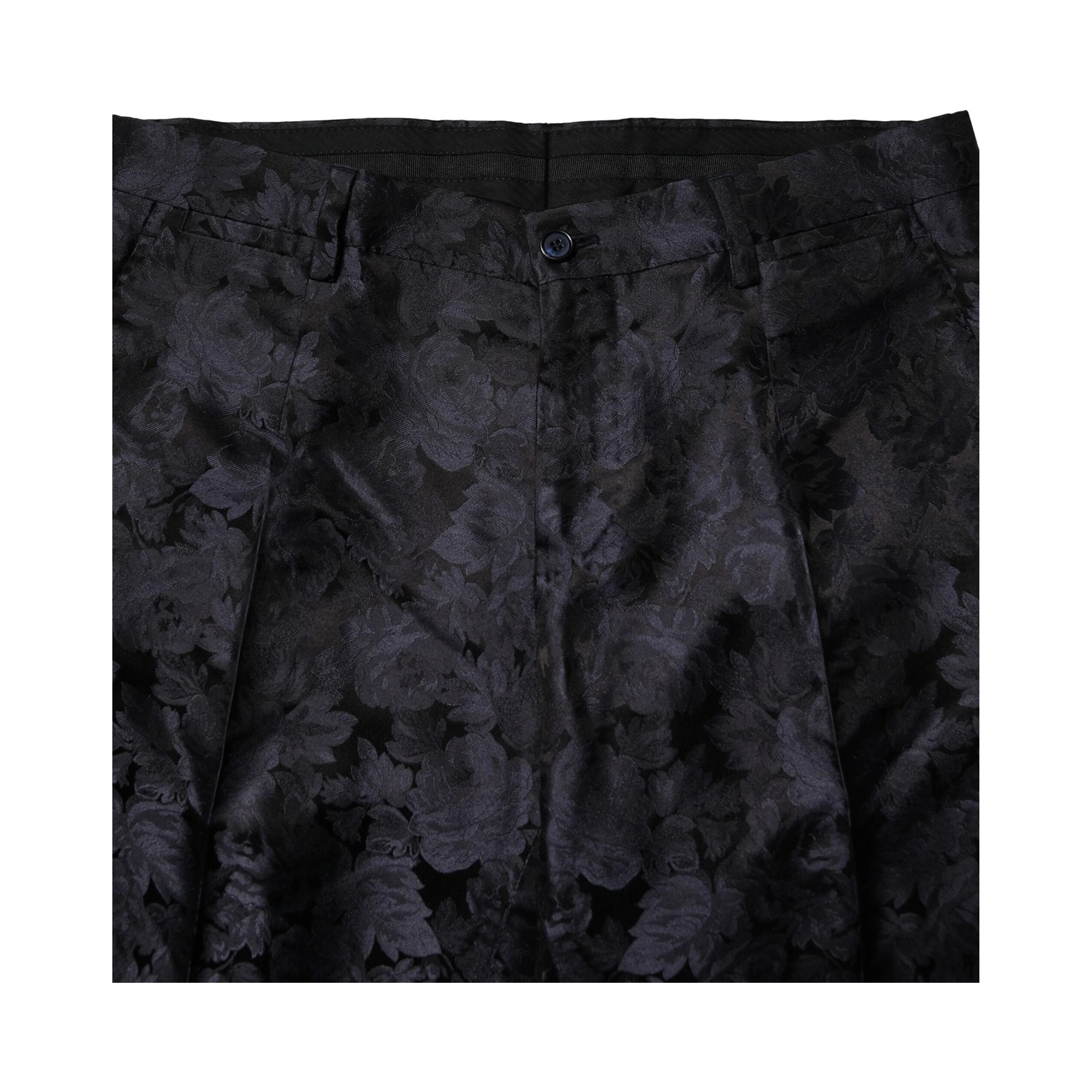Black Jacquard 3 Piece Single Breasted Suit