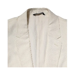 Ivory Wool 3 Piece Single Breasted Suit