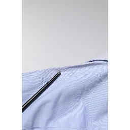Blue Cotton SICILIA Long Sleeves Dress Shirt