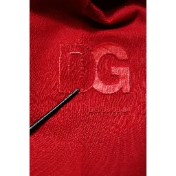 Red DG Logo Cotton Jogger Men Sweatpants Pants