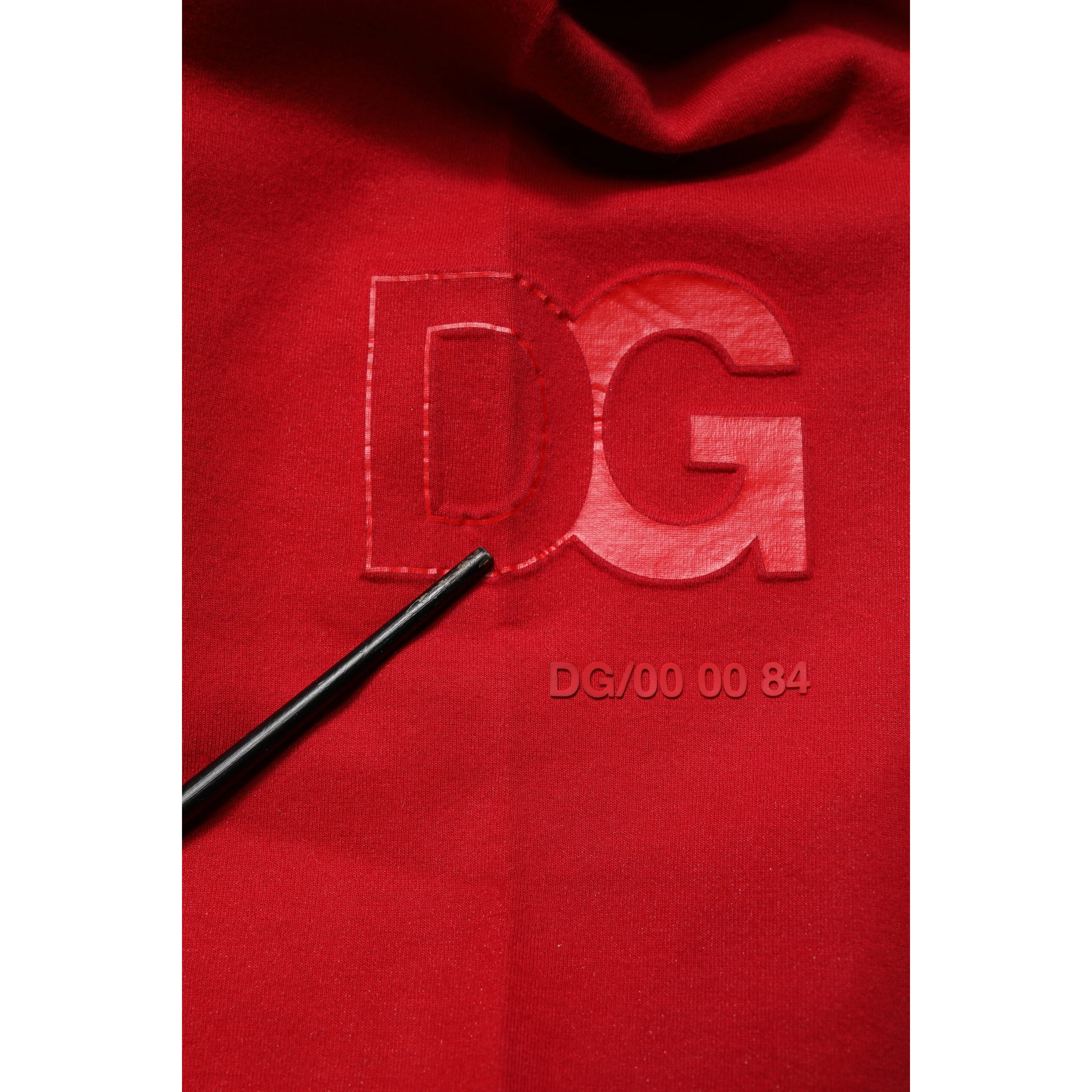 Red DG Logo Cotton Jogger Men Sweatpants Pants