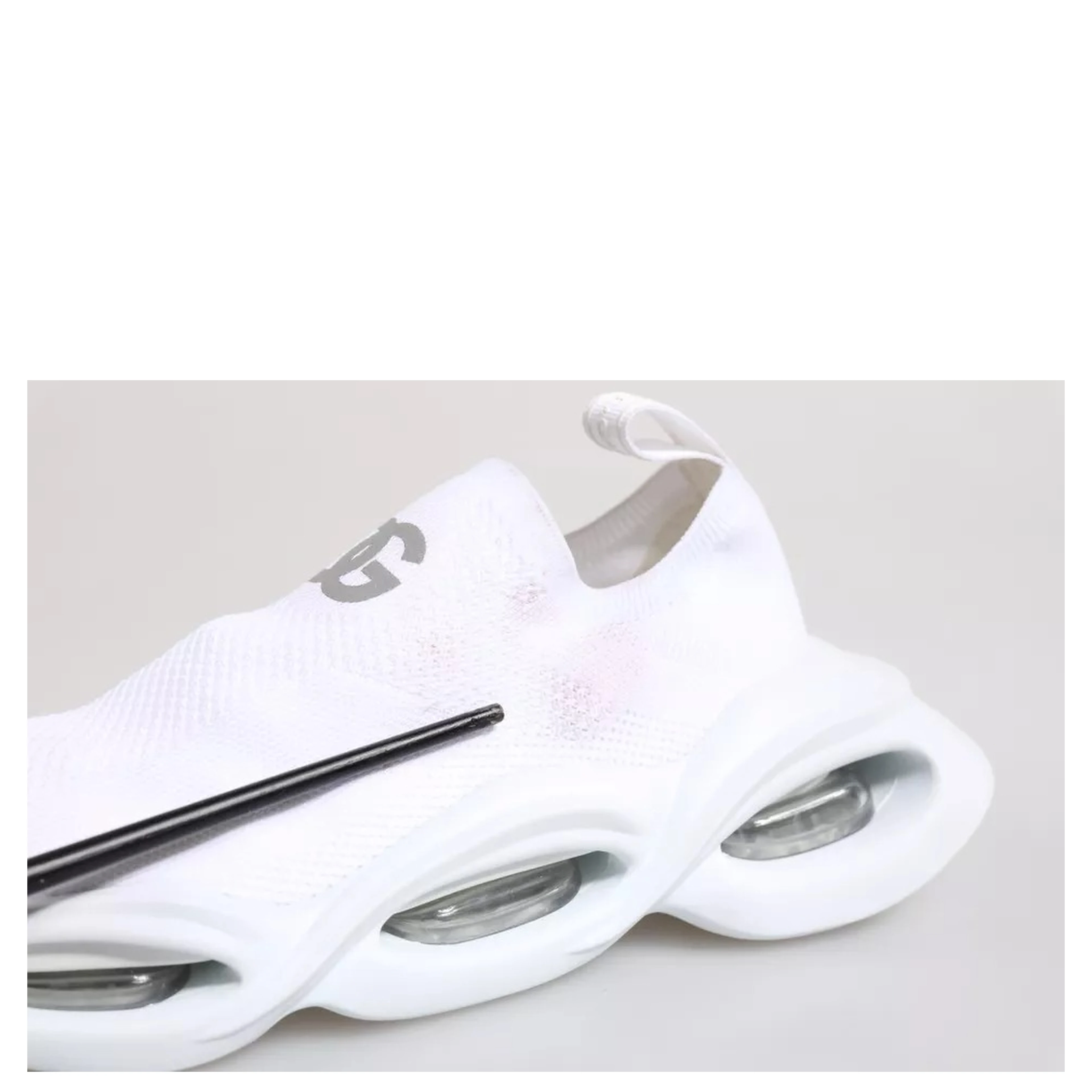 White Slip On Wave Low Top Sneakers Shoes