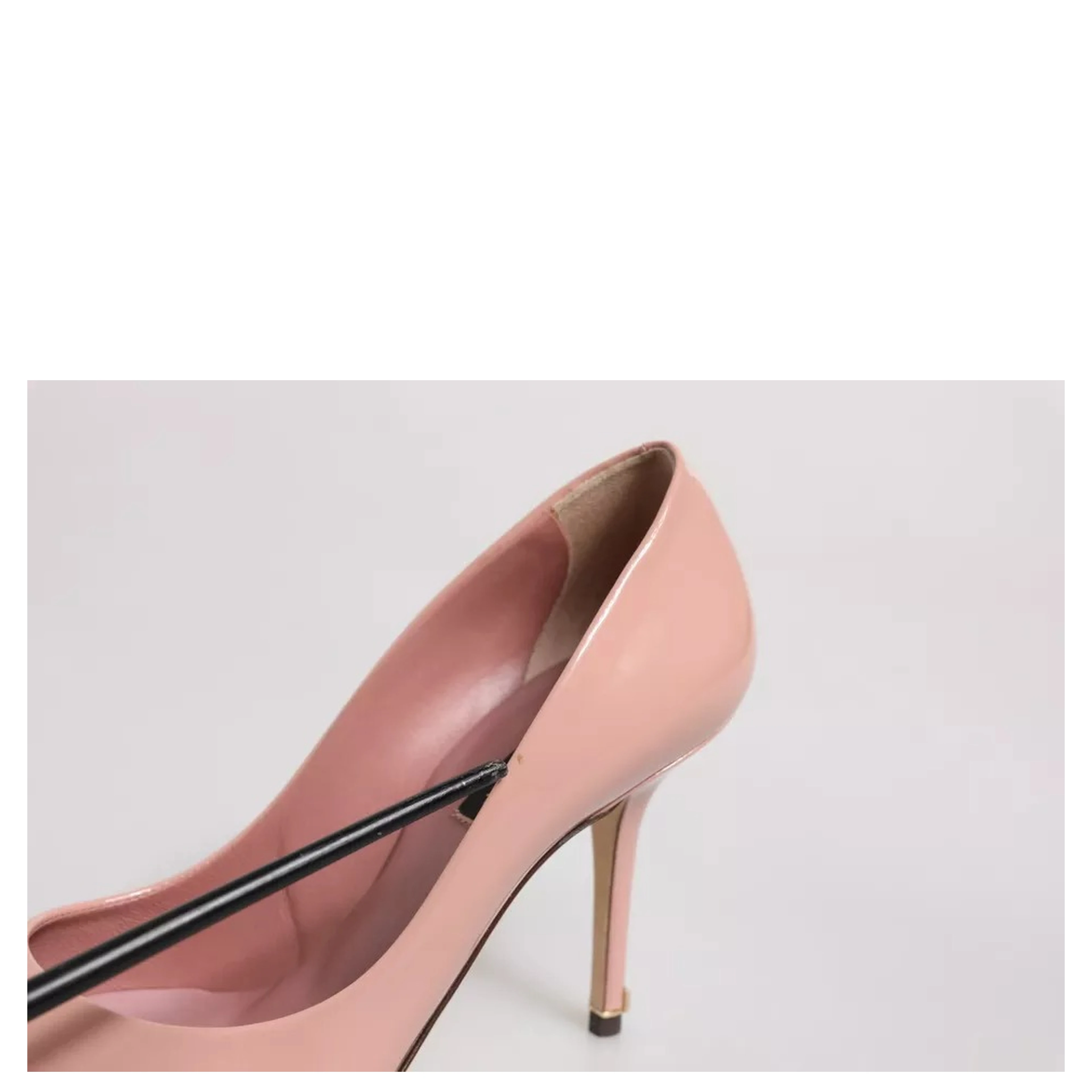 Pink Patent Leather Stiletto Heel Pumps Shoes