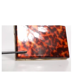 Brown Leather Clutch Evening Crossbody Bag