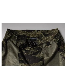 Green Cotton Jogger Cargo Pants
