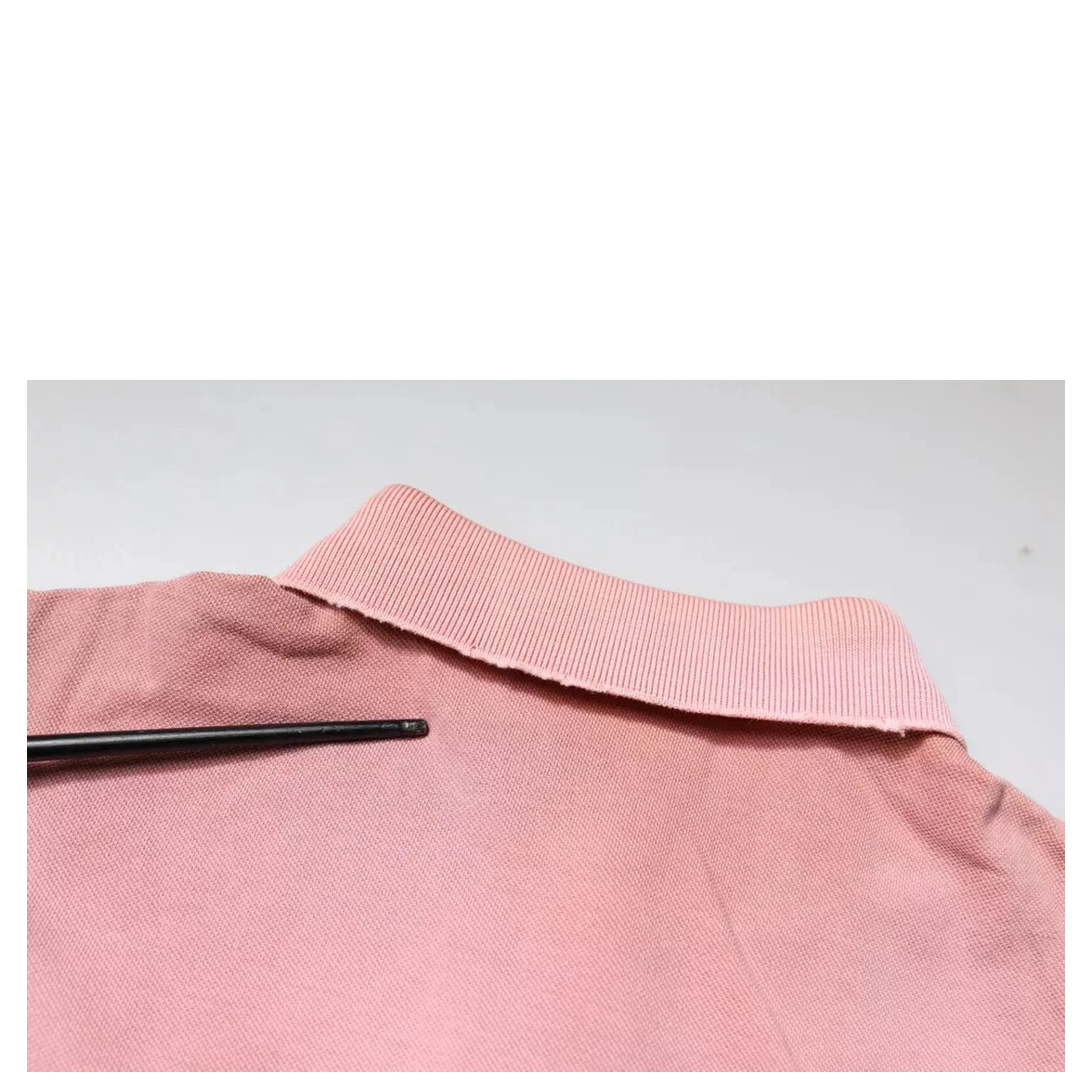 Pink Crown Collared Short Sleeve Polo T-shirt