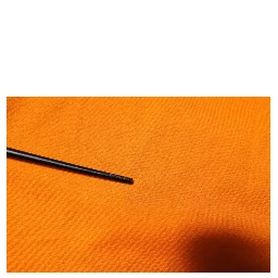 Orange Logo Cotton Crew Neck T-shirt