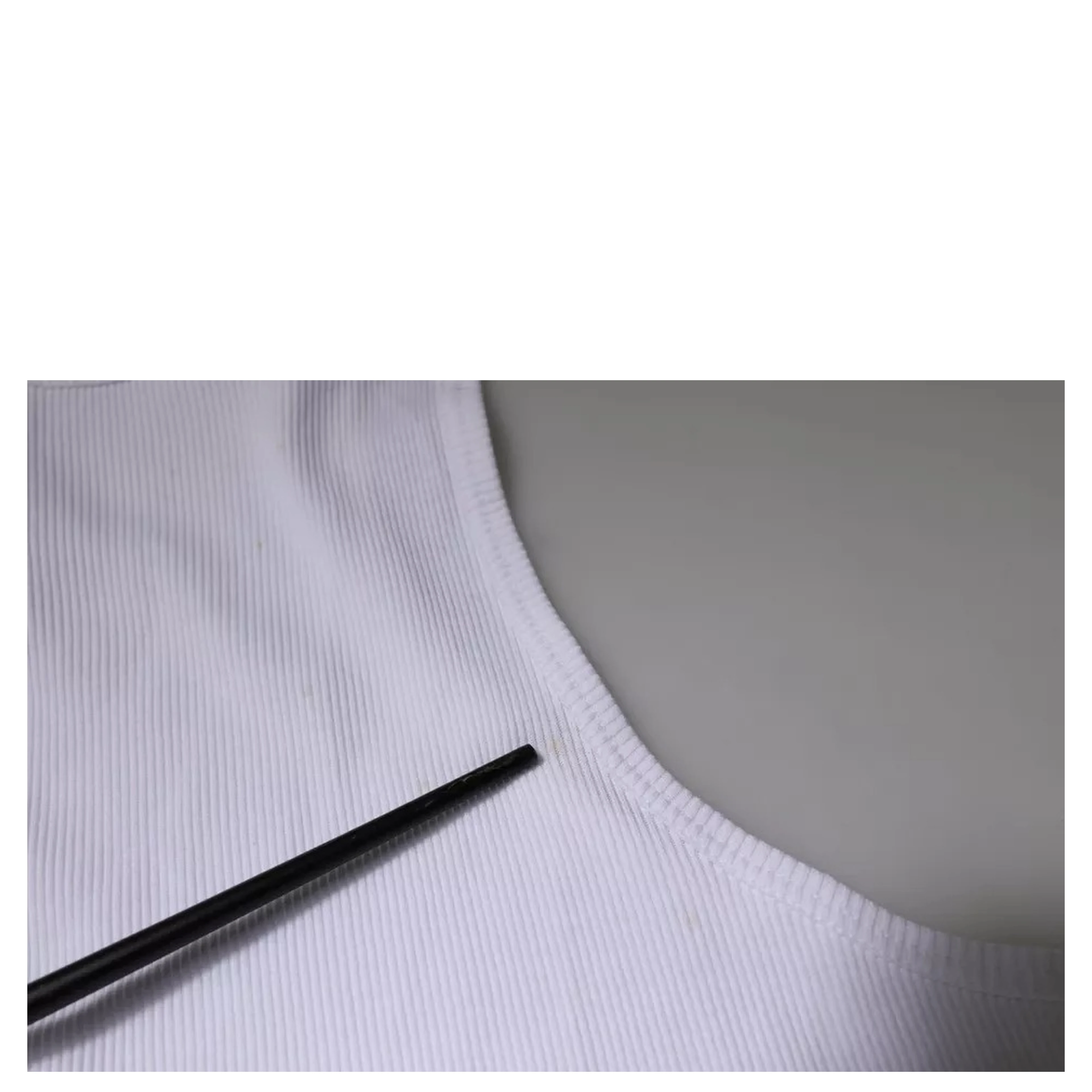 White Cotton Sleeveless Round Neck Tank T-shirt