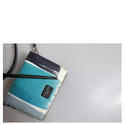 Multicolor Leather DG Logo Bifold Card Holder Wallet