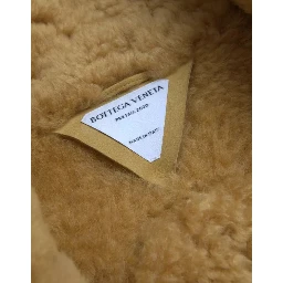 Yellow Wool Long Teddy Coat Jacket